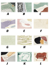 画像をギャラリービューアに読み込む, 12Design Modern Art Square Carpet モダンアートスクエアカーペット12種