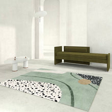 画像をギャラリービューアに読み込む, 12Design Modern Art Square Carpet モダンアートスクエアカーペット12種