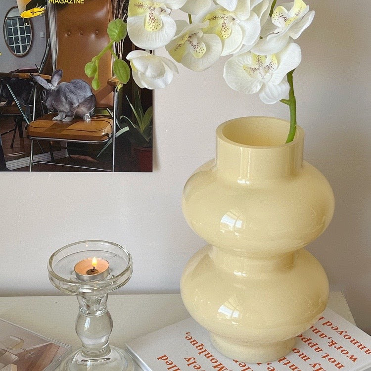 六畳の憩 Cute Gourd Shaped Vase かわいい瓢箪型の花瓶