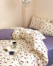 画像をギャラリービューアに読み込む, Little Cherry Bedlinen Set リトルチェリー寝具カバーセット