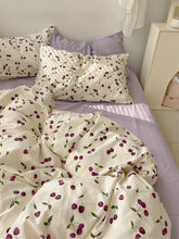 画像をギャラリービューアに読み込む, Little Cherry Bedlinen Set リトルチェリー寝具カバーセット