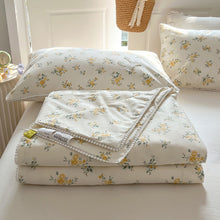 画像をギャラリービューアに読み込む, Yellow Flower Quilt Set イエローフラワーキルトセット