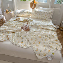 画像をギャラリービューアに読み込む, Yellow Flower Quilt Set イエローフラワーキルトセット