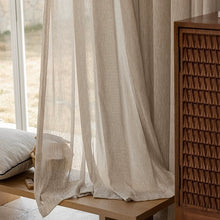 画像をギャラリービューアに読み込む, 【オーダー可】Moonlit Dune Sheer Curtain 月影の砂丘のシアーカーテン