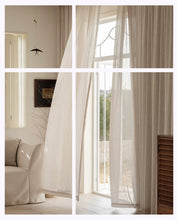 画像をギャラリービューアに読み込む, 【オーダー可】Moonlit Dune Sheer Curtain 月影の砂丘のシアーカーテン