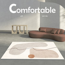 画像をギャラリービューアに読み込む, Abstract Painting Carpet 抽象画のスクエアカーペット