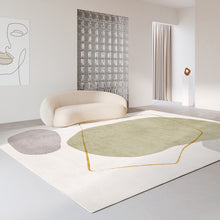 画像をギャラリービューアに読み込む, Abstract Painting Carpet 抽象画のスクエアカーペット