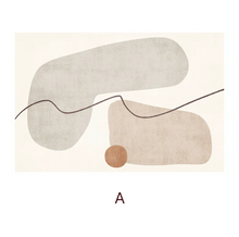 画像をギャラリービューアに読み込む, Abstract Painting Carpet 抽象画のスクエアカーペット