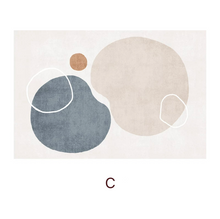 画像をギャラリービューアに読み込む, Abstract Painting Carpet 抽象画のスクエアカーペット