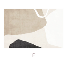 画像をギャラリービューアに読み込む, Abstract Painting Carpet 抽象画のスクエアカーペット