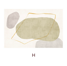 画像をギャラリービューアに読み込む, Abstract Painting Carpet 抽象画のスクエアカーペット