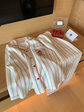 画像をギャラリービューアに読み込む, ゆるかわストライプルームウェア Cute Striped Room Wear Set