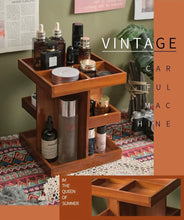 Load image into Gallery viewer, Retro Rotating Storage Rack レトロ回転式収納ラック