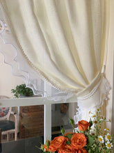 画像をギャラリービューアに読み込む, 【オーダー可】Pearl Ruffles Cream Yellow Curtain パールフリルクリームイエローカーテン