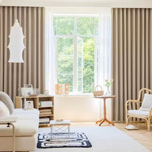 画像をギャラリービューアに読み込む, 【オーダー可】Chenille Wrinkle Shading Curtain シェニール織シワ遮光カーテン