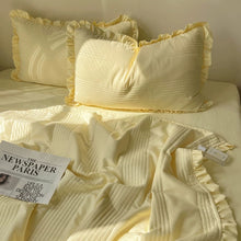 画像をギャラリービューアに読み込む, 6color Ruffles Quilt Set フリルキルトセット六色展開