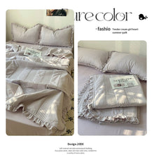 画像をギャラリービューアに読み込む, 6color Ruffles Quilt Set フリルキルトセット六色展開
