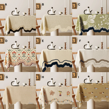 画像をギャラリービューアに読み込む, Waterproof Irregular Lace Tablecloth 撥水・撥油生地フリルテーブルクロス9選