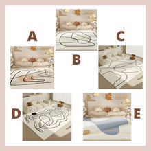 画像をギャラリービューアに読み込む, Abstract Harmony Lines Carpet 抽象的ハーモニーラインカーペット5種