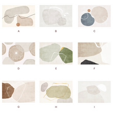 画像をギャラリービューアに読み込む, Abstract Painting Carpet 抽象画のスクエアカーペット