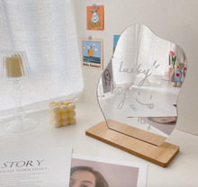 Load image into Gallery viewer, Simple Irregular Mirror 韓国風ウェーブミラー