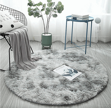 画像をギャラリービューアに読み込む, Fluffy Round Rug ふわふわラウンドラグ