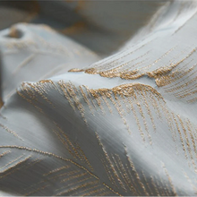 画像をギャラリービューアに読み込む, 【オーダー可】Luxury Gold Leaf Curtain 贅沢リーフ柄金箔カーテン