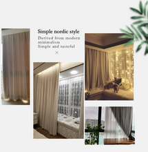 画像をギャラリービューアに読み込む, 【オーダー可】Romantic Princess Double Layer Curtain 姫系二重カーテン