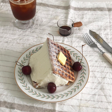 画像をギャラリービューアに読み込む, Korean Leaf Ceramic tableware 韓国風リーフ食器