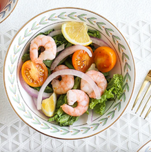 画像をギャラリービューアに読み込む, Korean Leaf Ceramic tableware 韓国風リーフ食器