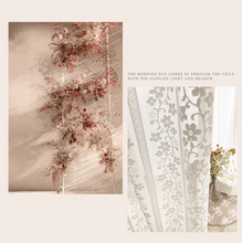 画像をギャラリービューアに読み込む, 【オーダー可】French White Lace Tulle Curtain 姫系刺繍レースカーテン