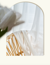 画像をギャラリービューアに読み込む, 【オーダー可】Harp Tulle Curtains ハープレースカーテン(四色展開)