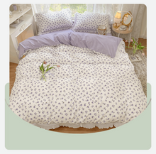 画像をギャラリービューアに読み込む, Fresh Floral Bedding Set 春の花寝具カバー3点/4点セット(三色展開)