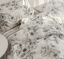 Load image into Gallery viewer, French Flower Painting Bedding Set 花の絵寝具カバー3点/4点セット