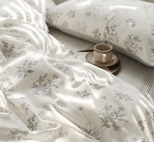 Load image into Gallery viewer, French Flower Painting Bedding Set 花の絵寝具カバー3点/4点セット