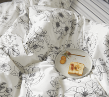 Load image into Gallery viewer, French Flower Painting Bedding Set 花の絵寝具カバー3点/4点セット