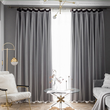 画像をギャラリービューアに読み込む, 【オーダー可】Romantic Star Double Layer Curtains 透かし彫り星柄の二重カーテン(七色展開)