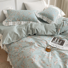 画像をギャラリービューアに読み込む, French Blue Flower Bedding Set フレンチブルーフラワー寝具カバーセット