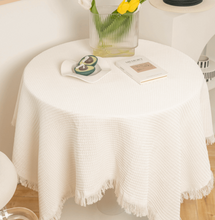 画像をギャラリービューアに読み込む, Fringe Lace Tablecloth フリンジテーブルクロス(多色展開)