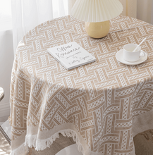 画像をギャラリービューアに読み込む, Fringe Lace Tablecloth フリンジテーブルクロス(多色展開)