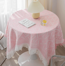 画像をギャラリービューアに読み込む, Fringe Lace Tablecloth フリンジテーブルクロス(多色展開)
