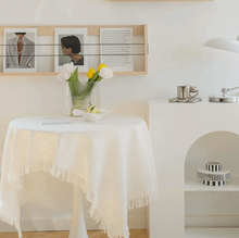 画像をギャラリービューアに読み込む, Fringe Lace Tablecloth フリンジテーブルクロス(多色展開)