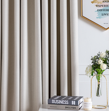 画像をギャラリービューアに読み込む, 【オーダー可】Fishbone Shading Curtain 魚骨紋厚手遮光カーテン