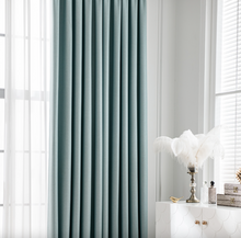 画像をギャラリービューアに読み込む, 【オーダー可】Fishbone Shading Curtain 魚骨紋厚手遮光カーテン