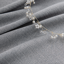 画像をギャラリービューアに読み込む, 【オーダー可】Fishbone Shading Curtain 魚骨紋厚手遮光カーテン