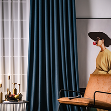 画像をギャラリービューアに読み込む, 【オーダー可】Fishbone Shading Curtain 魚骨紋厚手遮光カーテン