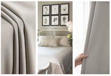 画像をギャラリービューアに読み込む, 【オーダー可】Fishbone Shading Curtain 魚骨紋厚手遮光カーテン