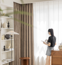 画像をギャラリービューアに読み込む, 【オーダー可】Wrinkle Shading Curtain シワ厚手遮光カーテン