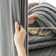 画像をギャラリービューアに読み込む, 【オーダー可】Wrinkle Shading Curtain シワ厚手遮光カーテン
