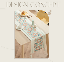 Load image into Gallery viewer, Floral Painting Table Runner 花の絵テーブルランナー五種